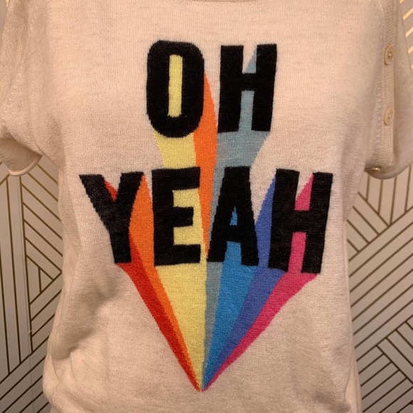 Zadig & Voltaire Hexago Oh Yeah Cashmere Sweater - Picture 3 of 12